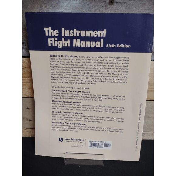 The Instrument Flight Manual Sixth Edition by William K. Kershner - Picture 2 of 2